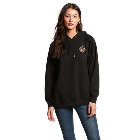 Volcom Truly Stoked Boyfriend Hoodie - Black