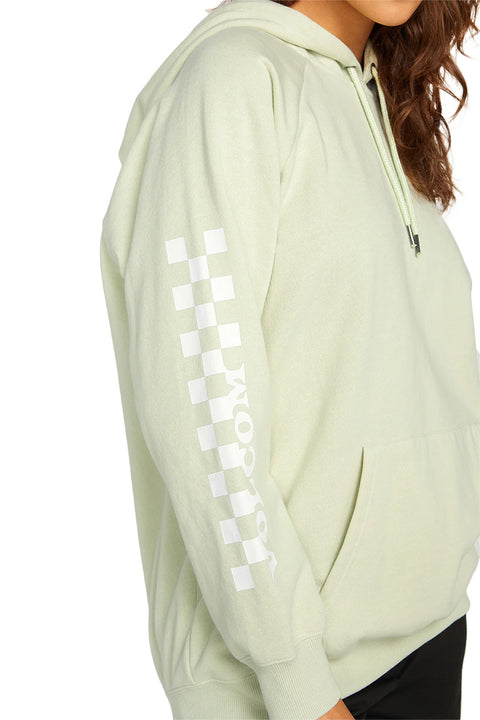 Volcom Truly Stoked Boyfriend Hoodie - Sage - Side