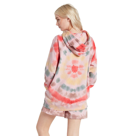 Volcom Truly Stoked Boyfriend Hoodie - Tie Dye