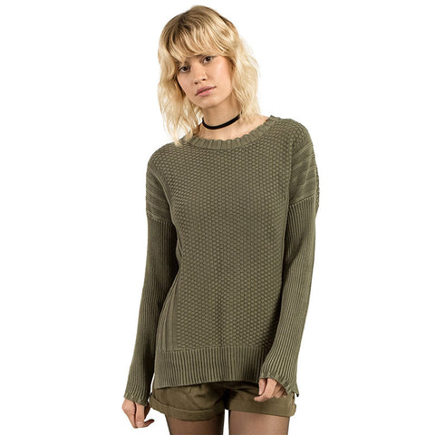 Volcom Twisted Mr Sweater - Dark Camo