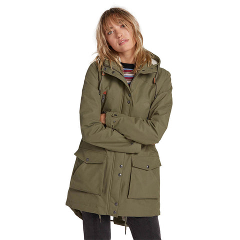 Volcom Walk On By 5K Parka - Army Combo