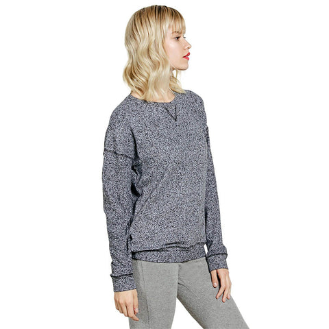 Volcom Lil Crew Sweatshirt - Heather Black