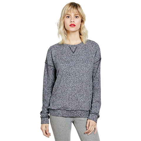Volcom Lil Crew Sweatshirt - Heather Black