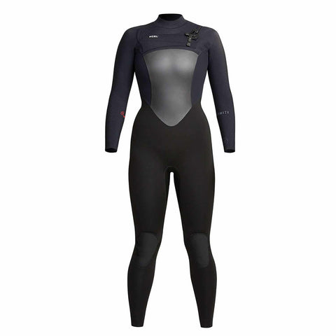Xcel Women's Infiniti 5/4 Chest Zip Wetsuit - Black