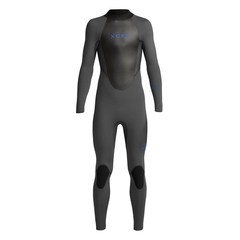 Xcel Youth Axis Back Zip 5/4 Wetsuit -Jet Black