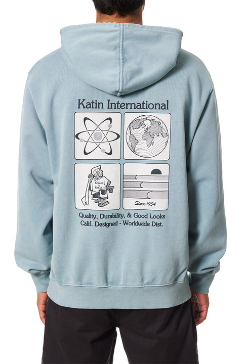 Katin Forecast Hood - Sky Pigment Dye - Back