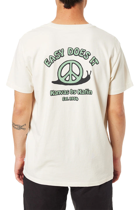Katin Snail Tee - Vintage White - Back