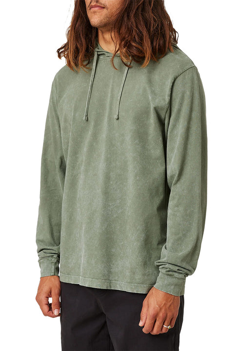 Katin Hide Pullover - Olive Sand Wash - Side