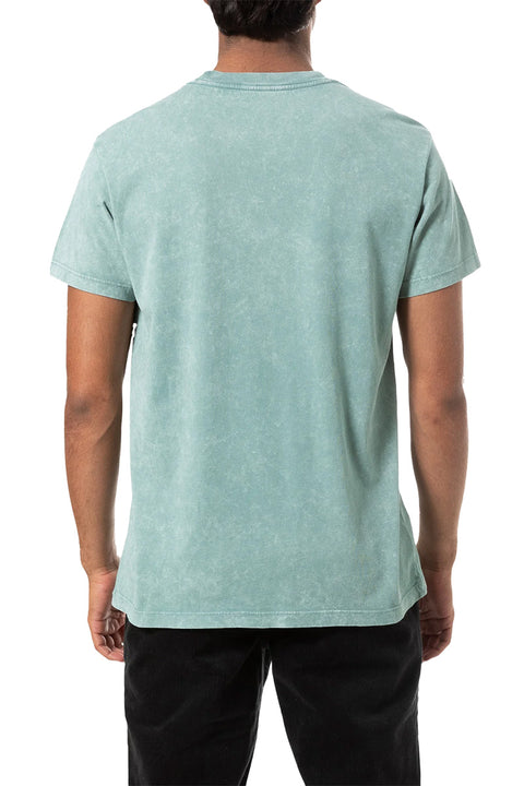 Katin Rise Embroidered Tee - Blue Surf Sand Wash - Back