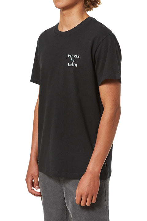 Katin Scortch Tee - Black Wash - Side