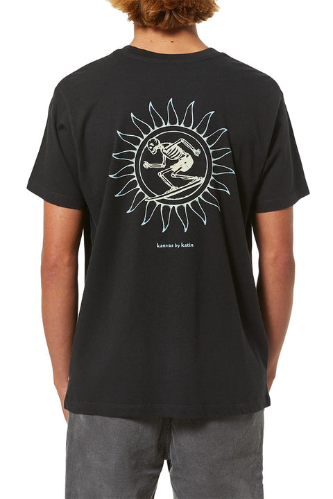 Katin Scortch Tee - Black Wash - Back