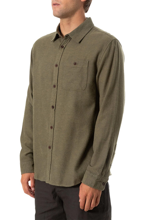 Katin Twiller Flannel - Olive - Side