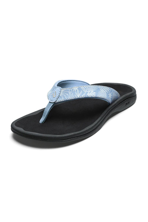 Olukai 'Ohana Sandals - Pale Blue / Black - Left