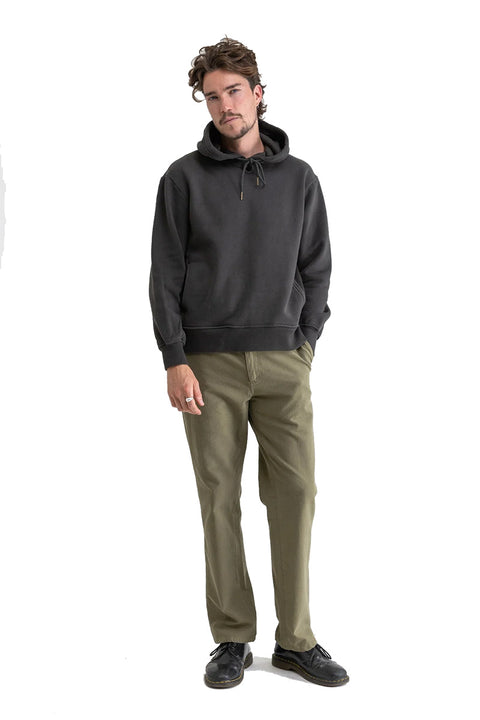 Rhythm Classic Fleece Hoodie - Vintage Black- Front