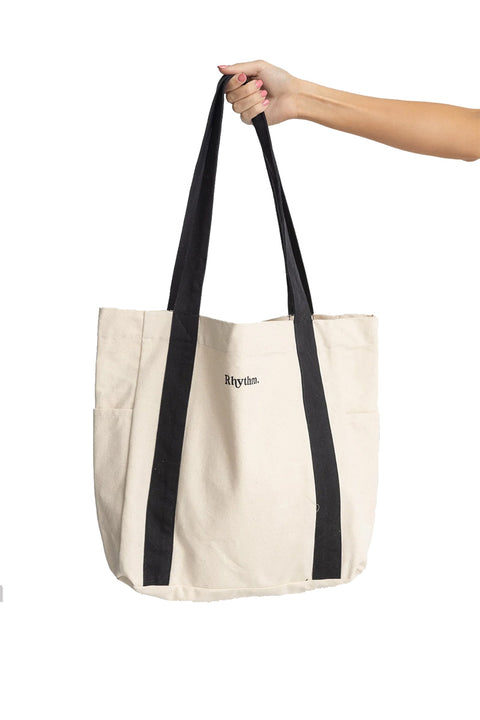 Rhythm Essential Tote Bag - Natural-Front