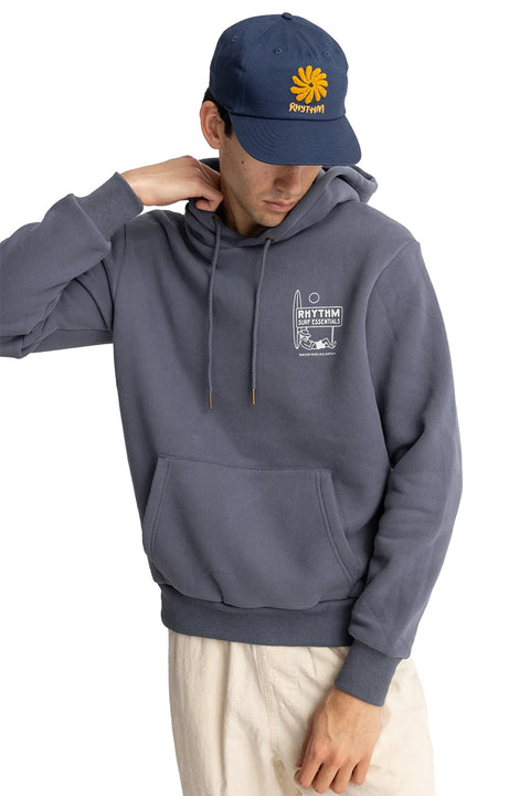 Rhythm Lull Fleece Hoodie - Navy- Front