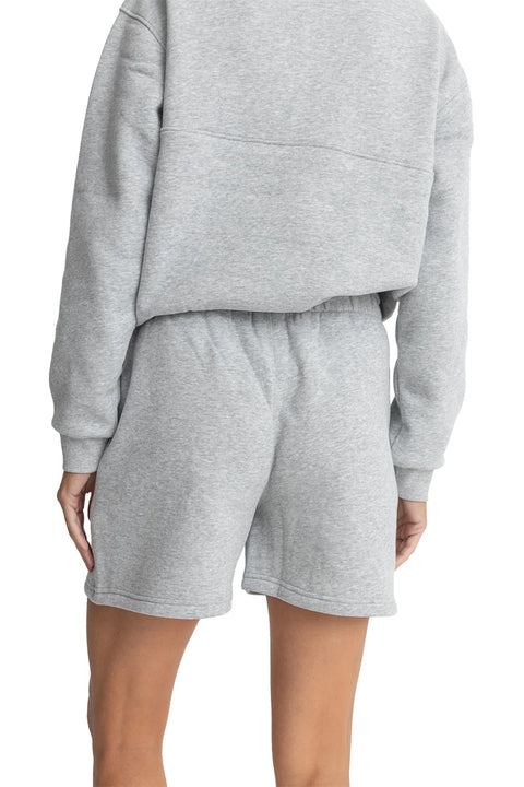 Rhythm Pacifica Fleece Short - Grey- Back