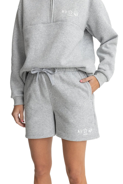 Rhythm Pacifica Fleece Short - Grey- Front