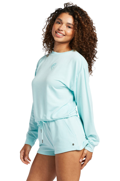 Roxy Surfing By Moonlight Sweatshirt - Spa Retreat