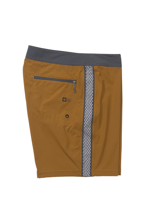 Salty Crew Channel Apex Boardshort - Bronze Brown- Side