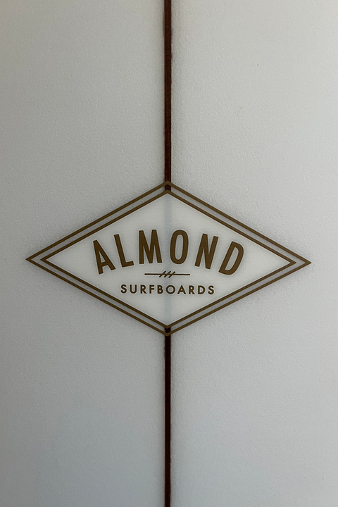 Almond Joy 7'6" Surfboard - Closeup