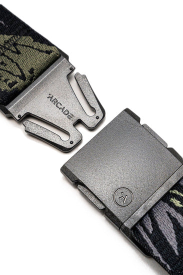 Arcade Out Of Range Belt - Ivy Green - Belt Open