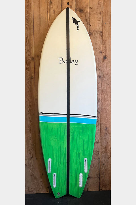 Bailey 5'11" ET Pro Model Shortboard Surfboard - Bottom