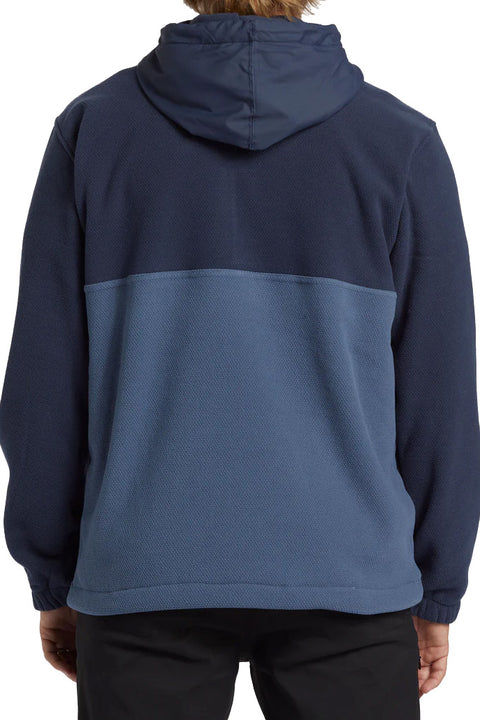 Billabong A/Div Boundary Half Zip Pullover - Dusty Navy- Back