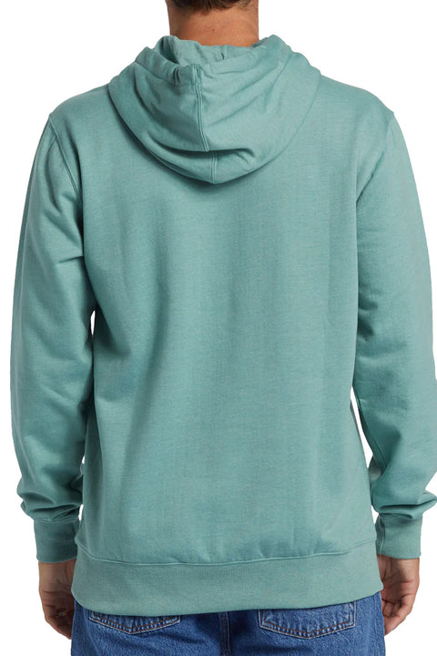 Billabong All Day Pullover Hoodie - Dusty Teal- Back