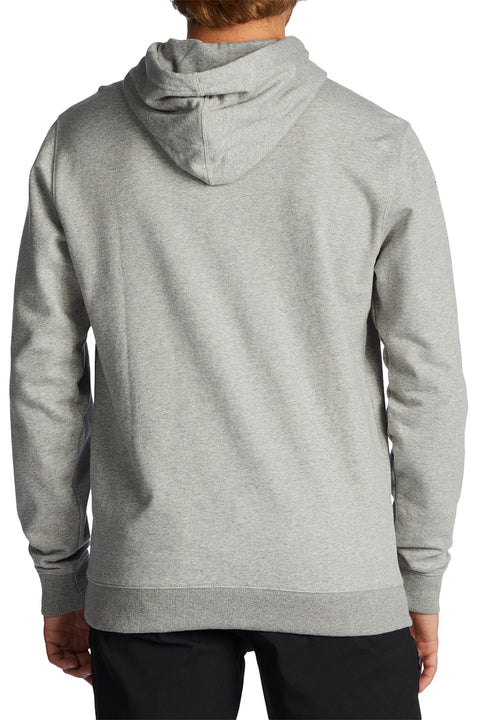 Billabong All Day Organic Pullover Hoodie - Grey Heather - Back