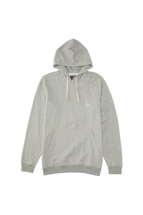 Billabong All Day Pullover Hoodie - Light Grey Heather