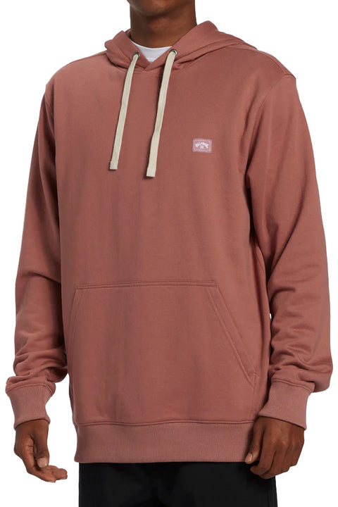 Billabong All Day Pullover Hoodie - Rosewood - Side