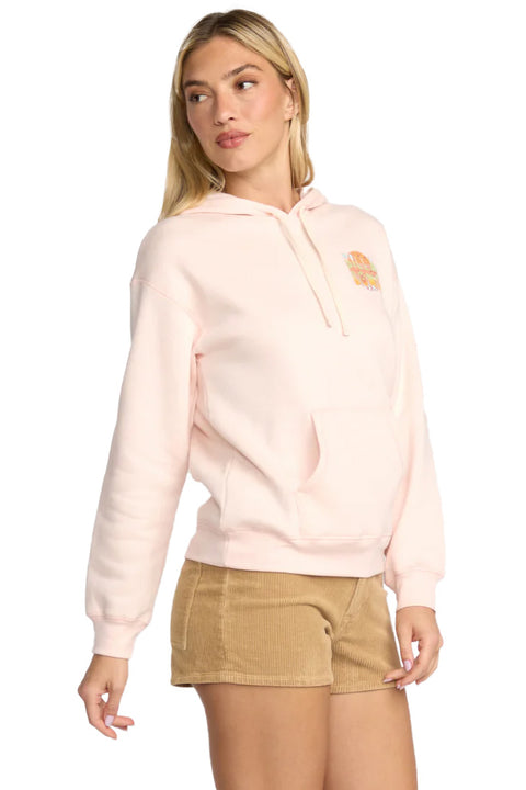 Billabong All Good In Summer Pullover Hoodie - Light Peach - Side