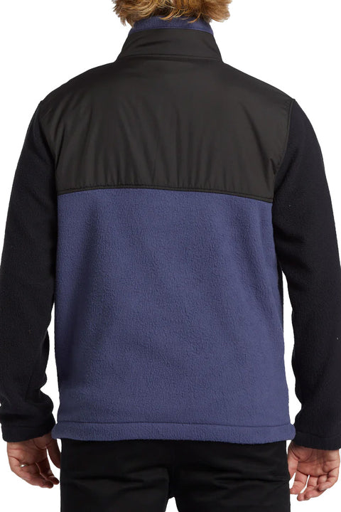 Billabong Boundary Spec 73 Full Zip Fleece - Black- Back