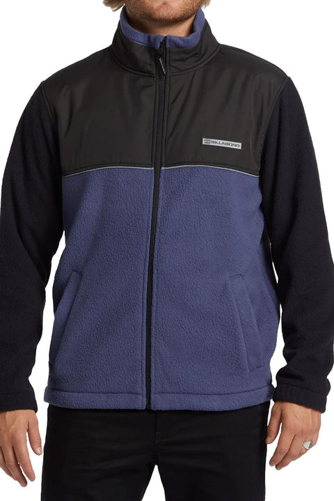 Billabong Boundary Spec 73 Full Zip Fleece - Black- Front