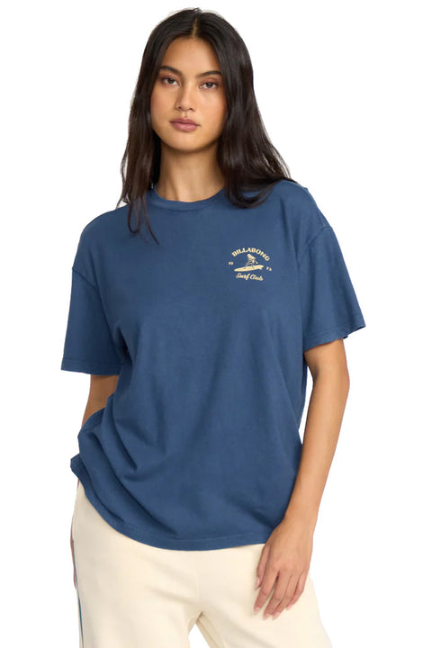 Billabong Catch Feeling S/S Tee - Navy- Front