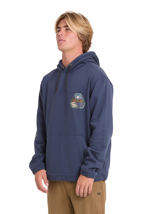 Billabong Compass Pullover - Blue Graphite- Side
