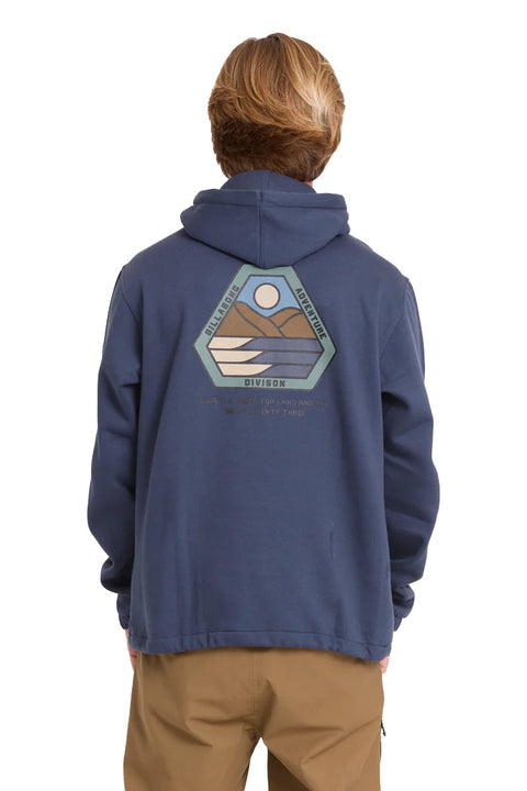 Billabong Compass Pullover - Blue Graphite- Back