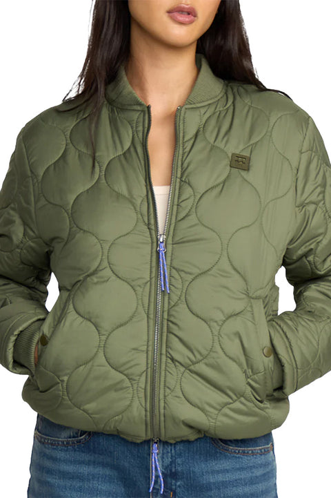 Billabong Cuesta Bomber Jacket - Treehugger- Front