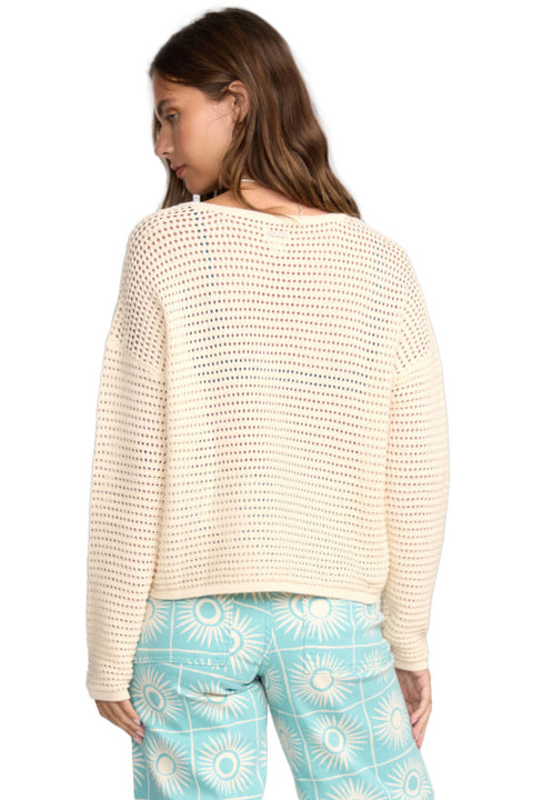 Billabong Daybreak Sweater - White Cap - Back