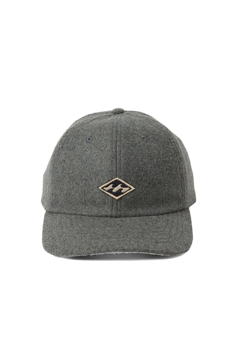 Billabong Diamond Wool Baseball Hat - Pewter - Front