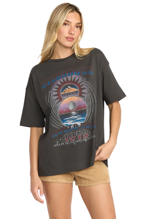 Billabong Focus Tour SS Tee - Off Black - Front