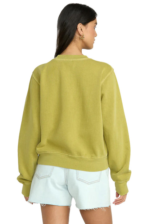 Billabong From Paradise Crew Fleece - Sea Moss - Back