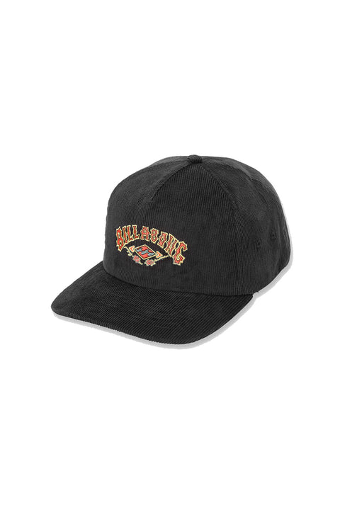 Billabong Heritage Strapback Hat - Black- Front
