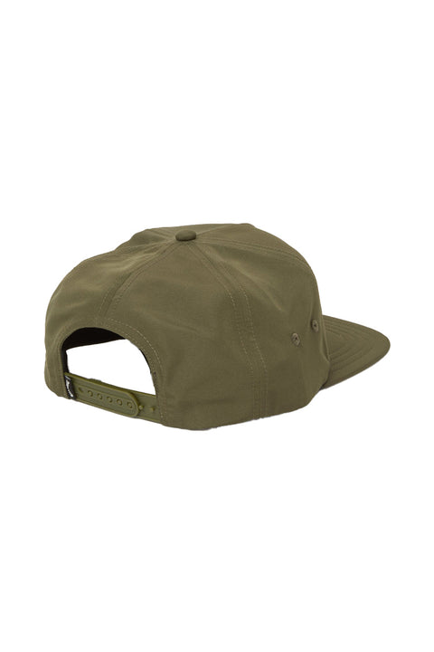 Billabong Island Chain Hi Snapback Hat - Winter Moss- Back
