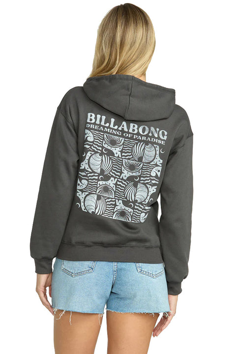 Billabong Miles Apart Pullover Hoodie - Off Black - Back