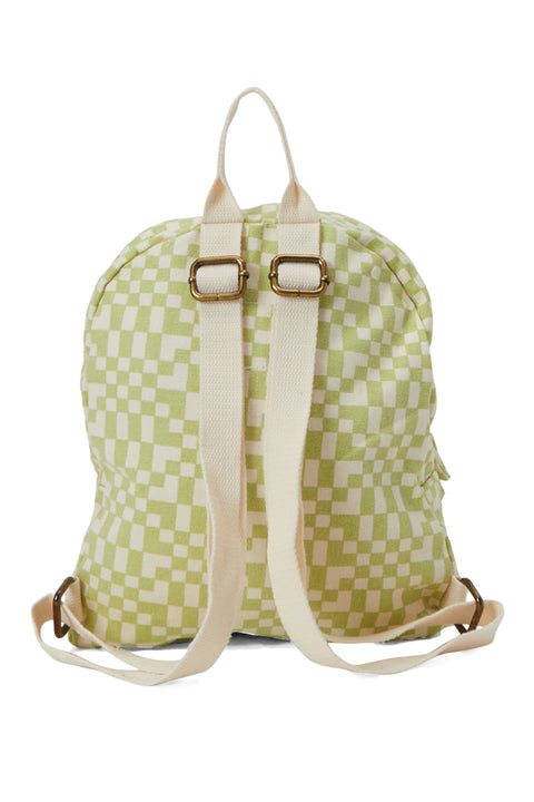 Billabong Mini Mama Canvas Backpack - Light Lime-Back
