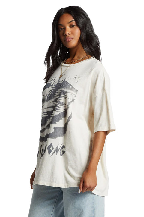 Billabong Night Walks T-Shirt - Whitecap- Side