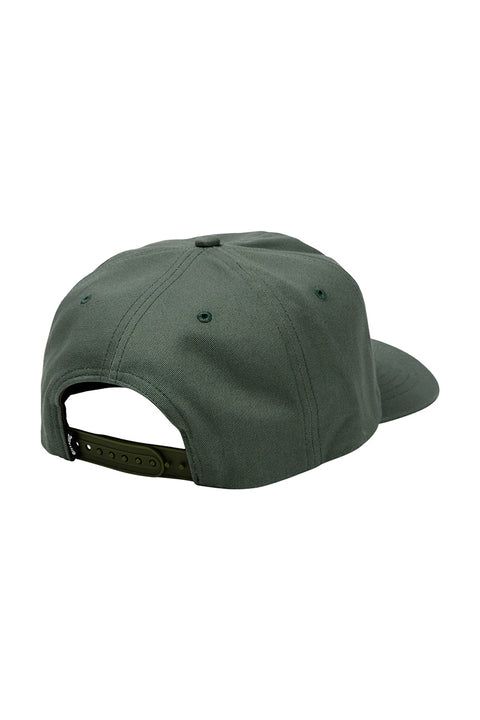 Billabong Portal Snapback Hat - Rifle Green- Back