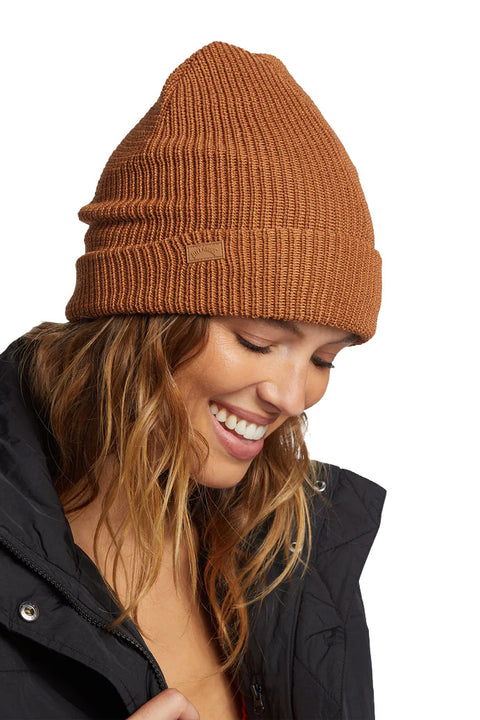 Billabong Roamer Beanie - Sandalwood- Front on model